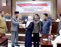 DPRD Anambas Gelar Rapat Paripurna Ranperda Perusahaan Perseroan Daerah Anambas Sejahtera.