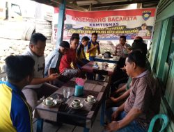 Polsek Jemaja Gelar Besembang Bercerite dengan Masyarakat