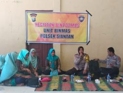 Unit Bimas Polsek Siantan Bersama PKK Desa Air Bini Gelar Penyuluhan PKDRT