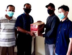 Sat Intelkam Polres Anambas Bantu Paket Sembako untuk Buruh