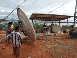 Sinyal Sudah 4G, Masyarakat Air Bini Merasa Senang