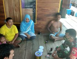 Wujud Keakraban, Babinsa Koramil 02 / Tarempa Kodim 0318 / Natuna Gelar Anjang Sana ke- Rumah Warga Binaan