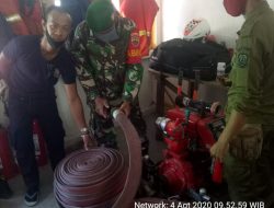 Bersinergi, Babinsa Koramil 02 / Tarempa Lakukan Komsos ke Damkar