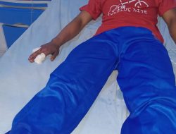 (Breaking News). Satu Pekerja SP 2 Alami Kecelakaan, Jari Tangan Nyaris Putus