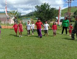 Meriahkan HUT RI Ke – 75, Koramil 02 Tarempa Gelar Berbagai Perlombaan Permainan Rakyat