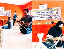 Tingkatkan Kapasitas Masyarakat, Pemdes Batu Berapit Gelar Pelatihan Kerajinan Tangan