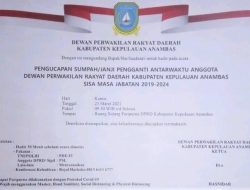 Ellisya, Dilantik Sebangai PAW Anggota DPRD Anambas Kamis Ini