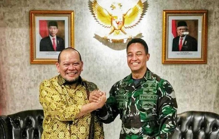 La Nyalla Ucapkan Selamat Kepada Jenderal Andika Perkasa, Berharap TNI Dekat dengan Rakyat