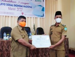 Wabup Anambas Serahkan Penghargaan Desa Cantik Kepada Pemdes Sri Tanjung