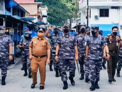 Danlanal Tarempa Sambut Kunker Danlatamal IV
