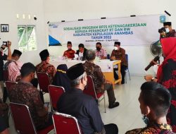 Wabup Anambas Kembali Resmikan Sosialisasi BPJS Naker, Kali Ini di Siantan Utara