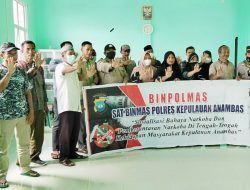 Satbinmas Polres Anambas Berikan Pemahaman Bahaya Narkoba Kepada Masyarakat