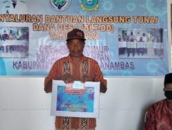 Pemdes Pesisir Timur Salurkan BLT Kepada 77 KPM.