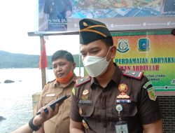 Kacabjari Natuna di Tarempa Sosialisasi Pembentukan Kampung Restoratif Justice