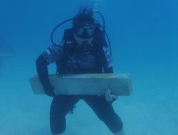 Lanal Tarempa Dukung Kegiatan Artificial Reef