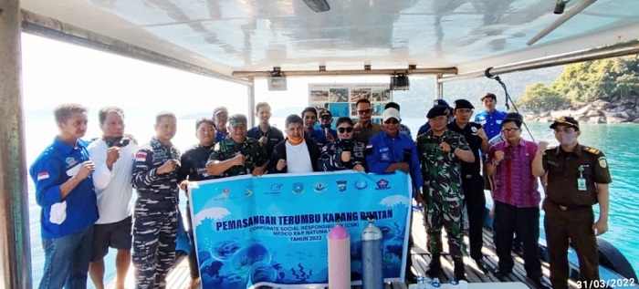 Peduli Ekosistem Bawah Laut, Wabup Anambas Pantau Artificial Reef