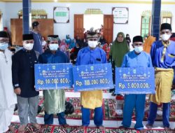 Bupati Lingga Safari Ramadan ke Desa Persiapan Buyu, Salurkan Beberapa Bantuan
