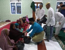 Silaturrahmi ke Desa Persiapan Berjung, Camat dan Sekcam Bakung Serumpun Salurkan Sembako