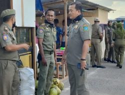 Satpol PP Anambas Tinjau Lapak PKL SP I