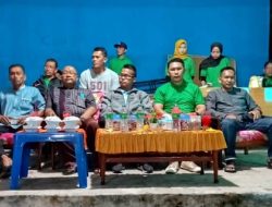 Camat Lingga Utara Resmikan Pertandingan Fudsal, Peringati HUT Desa Rantau Panjang ke-10