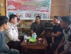 Sambut Hari Bhayangkara ke 76, Satbinmas Polres Anambas Ngopi Santai Bersama Masyarakat