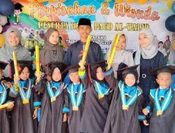 Satu Tahun Berdiri, Paud Al-Walid Lepaskan Anak Didik Angkatan Pertama