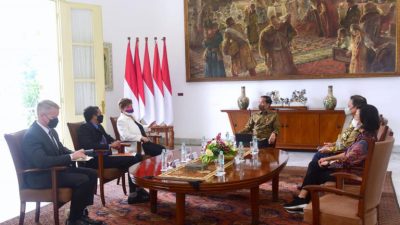 Presiden Jokowi Pamerkan Ketangguhan Ekonomi Indonesia kepada Delegasi IMF
