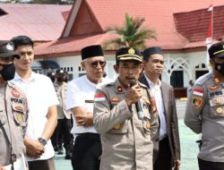 Polres Lingga Gelar Pengamanan Unjuk Rasa