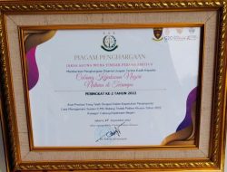 Cabjari Natuna di Tarempa terima Penghargaan Peringkat ke 2