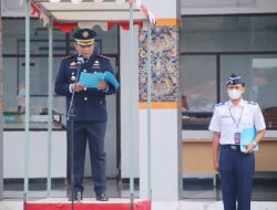Kabandara Letung Sampaikan Amanat Menhub RI saat Pimpin Upacara Harhubnas ke 77