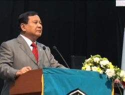 Menhan Prabowo Subianto Sebut Investasi Pertahanan Itu Asuransi!