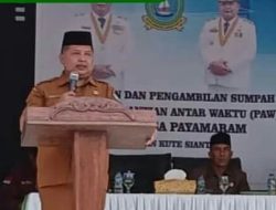Wabup Anambas Saksikan Pelantikan PAW Kades Payamaram