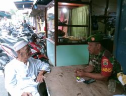 Laksanakan Komsos, Serda Bambang Sampaikan Hal Penting