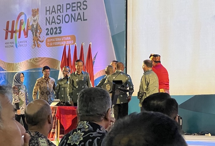 Perayaan HPN, Presiden Jokowi Dunia Pers Sedang Tidak Baik-Baik Saja