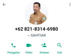 Bandit Digital Kembali Beraksi, Sahtiar : Ini Bukan WA Saya
