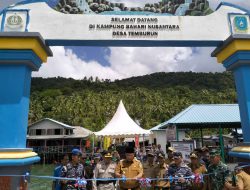Desa Temburun Diresmikan Sebagai KBN Binaan Lanal Tarempa