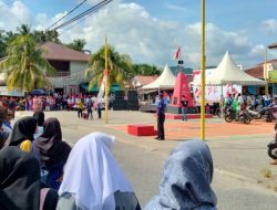 Gerak Jalan Peringati HUT RI ke 78 di Jemaja Berlangsung Meriah