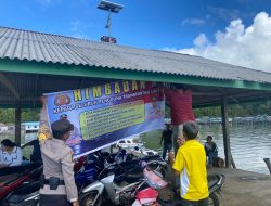 Peduli Terhadap Masyarakat, Polres Anambas Himbau Gunakan Alkes Saat Menyebran