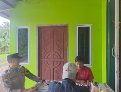 Berikan Edukasi Kamtibmas, Briptu Vigrinaldi Pohan Sambangi Masyarakat Binaan.