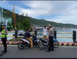 Ipda Feby Tri Gunawan, S.H. Himbau Masyarakat Tertib Berkendara