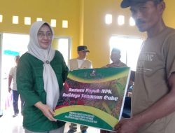 DP2KH Kepri Bertandang ke Pulau Jemaja, Salurkan Bantuan Untuk Petani