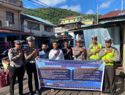 Tekan Angka Kecelakaan, Polres Anambas Gelar Sosialisasi Kamseltibcarlantas Secara Humanis