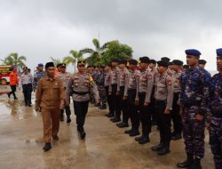 Jelang Nataru, Polres Anambas Laksanakan Apel Gelar Pasukan Operasi Lilin 2023