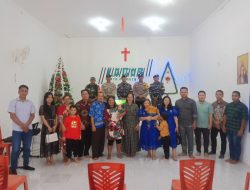 Ciptakan Kondusifitas, Polres Kepulauan Anambas Bersama TNI Amankan Ibadah Perayaan Natal di Gereja