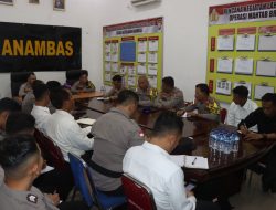 Kapolres Anambas Pimpin Anev Mingguan