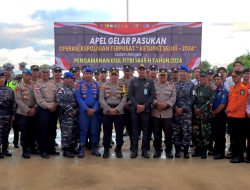 Polres Anambas Apel Gelar Pasukan, Siap Tangani Arus Mudik Lebaran