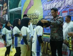 Sekda Anambas Dampingi Gubernur Kepri Tutup Turnamen Bola Volli Putri U 23 di Teluk Rit