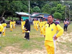 Kelurahan Tarempa Senam Bersama Meriahkan Hut Anambas ke 16