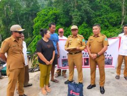 Korban Kebakaran di Tarempa Dapat Bantuan Dari Warga Sebesar Rp 17,6 Juta.