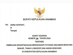 Penting.! SE Himbauan Kesiapsiagaan Menghadapi Potensi Ancaman Bencana